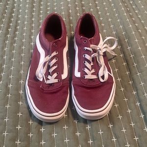 Maroon vans